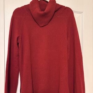 Coldwater Creek Cashmere Flared Turtleneck Sweater